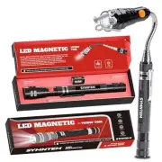 Fathers Day Gifts for Dad, Magnetic Pickup Tool, Black Magnetic Flashlight