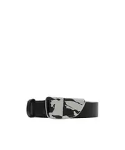 Burberry Shield EKD Buckled Belt 90 Black