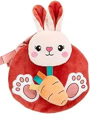 Cloth Books, Soft Educational Book, Sensory Animal Book, Polyester Material, Tear-Resistant Busy, 3D Animal Figures, Early Learning Toy, 1-Pack, for Kids 6-12 Months, 16x21cm