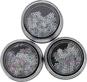 NOLITOY Chic Snowflake Sequin Ornaments for Nail Art Pcs DIY Nail Snowflakes Flakes Decor Flakes for Manicure
