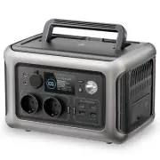 Portable 299Wh Power Station 600W Generator (Black) with LiFePO4 Battery for Hom