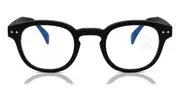 IZIPIZI SCRCC01 Black Soft Men's Glasses Black Size +1.00 - Private Health Rebate - Blue Light Block Available