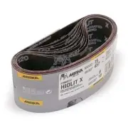 Mirka 3 x 24 Hiolit Cloth X-Weight Premium Portable Sanding Belts 80G, Qty.10
