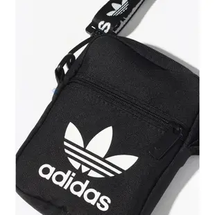 [現貨] adidas Originals Festival Bag 證件包 小包 肩包 黑 白 三葉草 旅行 隨身行李