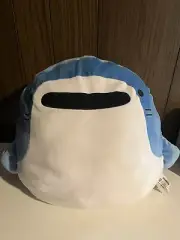 SAMEZU Jinbe Whale Shark Mochi Stuffed Plush Pastel Blue White 15” Clever Idiots