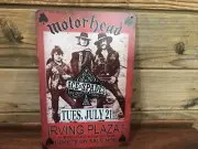 Motorhead Ace Of Spades Tour Irving Plaza Reprod Tin Metal sign 8"X12" Man-Cave