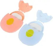 Minkissy Mini Travel Soap Sheets 2pcs Portable Hand Washing Bath Scented Paper Soap Flakes for Students Outdoor Activities