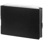 Aqua Drops Expanding Document Box File Black