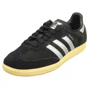 adidas Samba Og Womens Casual Trainers in Black Silver