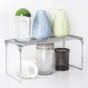 Practa Solutions Small Chrome Expandable Shelf Stacker