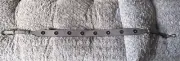 Michael Kors Purse Handbag Leather Guitar Strap Pearl Gray Pin Grommet NWT