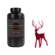 Creality Standard Rigid LCD UV Resin Transparent Red, 1KG, with Plastic Bottle Compatible with 90% LCD Resin Printers, Especially Creality Printers! [3302020088]