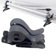 2Pcs Christmas Gift Wrapping Paper Holder Clamps Integrated Tape Dispensers-Grey
