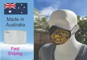 Washable Face Mask Respirator, reversible, Anti Pollution + PM 2.5 filter