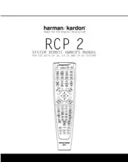 Harman Kardon RCP2 Remote Control Owners Instruction Manual