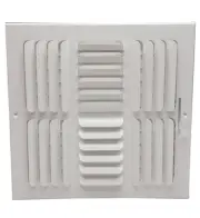 ProSelect PS4CWML1010100 10" x 10" Wall / Ceiling Register - White