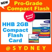 Brand NEW HHB 2GB 80x Pro-Grade Compact Flash Card | CompactFlash