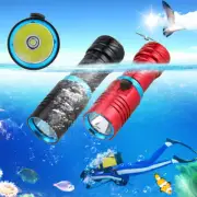 Underwater 100m Diving 10000LM LED Scuba Flashlight Torch Lamp