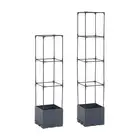 Planter Box with Trellis Flower Pot Flowerpot Practical Creative Tomato Cage for