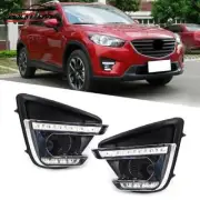 2pcs LED Daytime Running Lights DRL Lamps Fit For Mazda CX-5 2013-2016