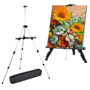 168cm Aluminum Adjustable Artist Field Display Easel Tripod Stand with Storage Bag