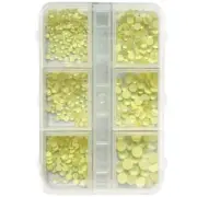1Box 3D Beads for Women Flat Back Nails Art Decoration DIY Manicure