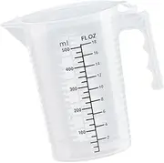 LeoLeozz Portable Measuring Cup Set with Handle for Kitchen Essentials, 2L (0.5L)