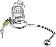 Sex Toys Inverted Penis Cage Chastity Cage to Prevent Erection Restraint Chastity Lock Male Metal Beginner Device Penis Ring Prevent Erection Couple