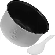 Vaguelly Inner Cooking Pot Non Stick Rice Cooker Supply Cooking Pot Container for Electric Cookers Non Stick Coating for Home Use