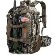 Rifle Hunting Backpack Camo Bow Gun Holder Waterproof Large Capacity Pack Bag