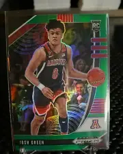 Josh Green 2020-21 Prizm Draft Pick Green Refractor SP RC Rookie #61
