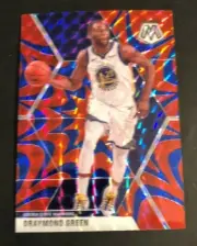 2019/20 Mosaic Mega Box PRIZM Reactive Blue DRAYMOND GREEN Warriors #100