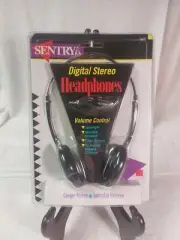 Sentry Digital Stereo Headphones Adjustable 6' Cord Lightweight HO248 Free-Ship