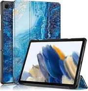 Gylint Case for Samsung Galaxy Tab A9+ 2023, Folding Folio Ultra-Thin PU Leather Stand Case Cover for Samsung Galaxy Tab A9 Plus/A9+ 5G 11 Inch 2023 Model (SM-X210/X216/X218) Sea Wave