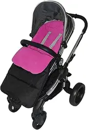 Footmuff/Cosy Toes Compatible with iCandy Peach Pushchair Pink Rose