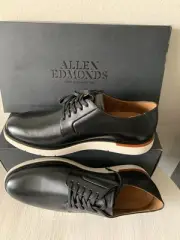 Allen Edmonds "CARSON" Men's Leather HYBRID LACEUP Derby 11 D Black MSRP 350$