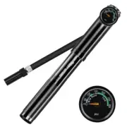 West Biking Presta & Schrader Pump 300 PSI 20 Bar with D style-min Gauge