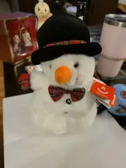 “Snowball” Snowman Plush 12" Tall. Aurora TG Toon Goggles