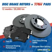 Rear Brake Rotors TRW Pads for Honda Integra GSi VTiR ACURA Premium Quality (for: Honda)