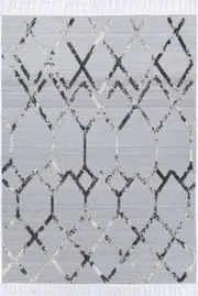 Hera Diamond Grey & Anthracite Rug