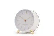 MAYA White Silent Alarm Clock by One Six Eight London