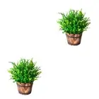5pcs Artificial Flowers Fake Greenery Potted Artificial Eucalyptus Potted