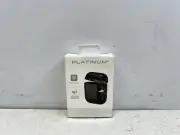 Platinum- Leather Case for Apple AirPods 1st & 2nd GEN - Black -