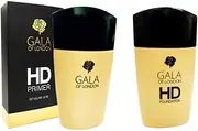 GALA OF LONDON HD Primer + HD Foundation - Desert Sand For Warm Skin Tone (30ml+30ml)