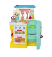 CoComelon 3 Feet Tall Little Kitchen Playset With Lights & Sounds - 19 Pieces