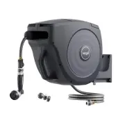 Vego Garden Hose Reel Retractable 5/8" x82ft Wall Mounted Hose Reel Automatic...
