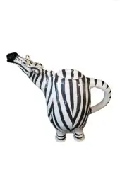 Blue Sky Teapot in Zebra Shape