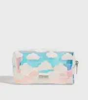 SKINNY DIP LONDON SILVER CLOUD MAKE UP BAG