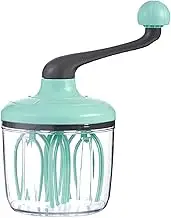 Egg Beater Hand Crank - Handheld Mixing Whisk, Manual Crank Handle, Non-Electric Beater | Large 1500ml Batter Maker Device, Durable Egg Foam Blender (for Kitchen Cake Milk Cooking Preparation)
