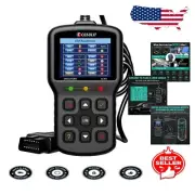 Compact Diagnostic Scan Tool: OBDII Scanner for Smog Check & Live Data Viewing